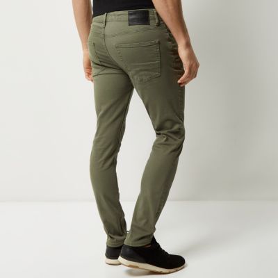 Green SId skinny stretch jeans